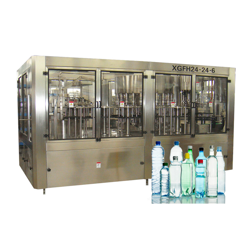Pure Water Filling Machines Spring Rinser Filler Capper CE ISO SGS Certification