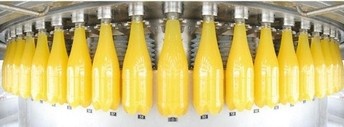500 ml Beverage Juice Filling Machine Hot Filling For PET Bottle