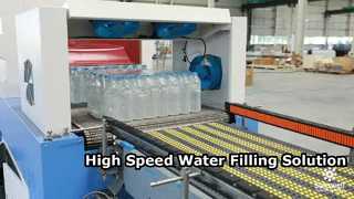 Xem Bản trình diễn Máy chiết rót nước khoáng hoặc nước có ga công nghiệp / Hệ thống dây chuyền chiết rót chai PET