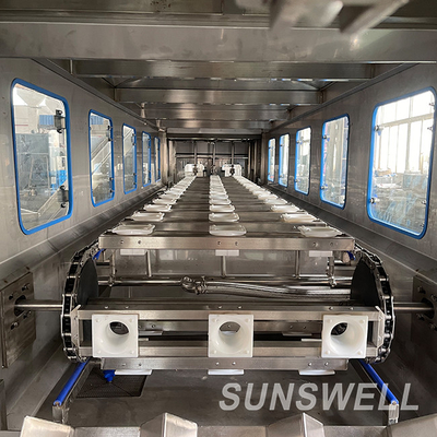 High Accuracy 5 Gallon Pure Water Production Line Pure Water 20L Washing Filliing Capping 3 In 1 Monoblock