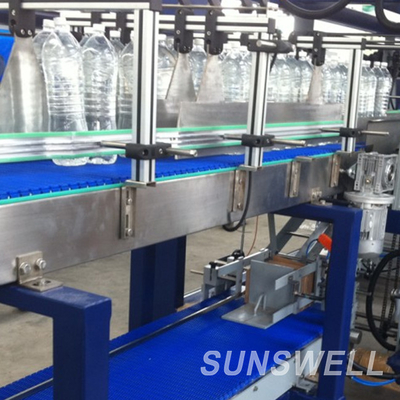 Fully Automatic Heat Shrink Tunnel Bottle Packing Wrapping Machine Soft Drink Plastic Sealer Small Size Shrink Wrapping Machine