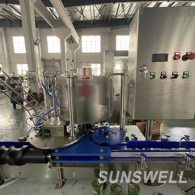 Commercial Soda Can Sealing Machine Coconut Water Tin Can Beer Automatic 6000CPH