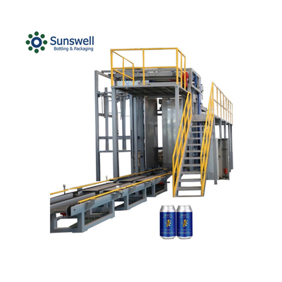 Giá tốt chai thủy tinh Tin có thể Depalletizing hệ thống trống Pop có thể Depalletizer máy bán